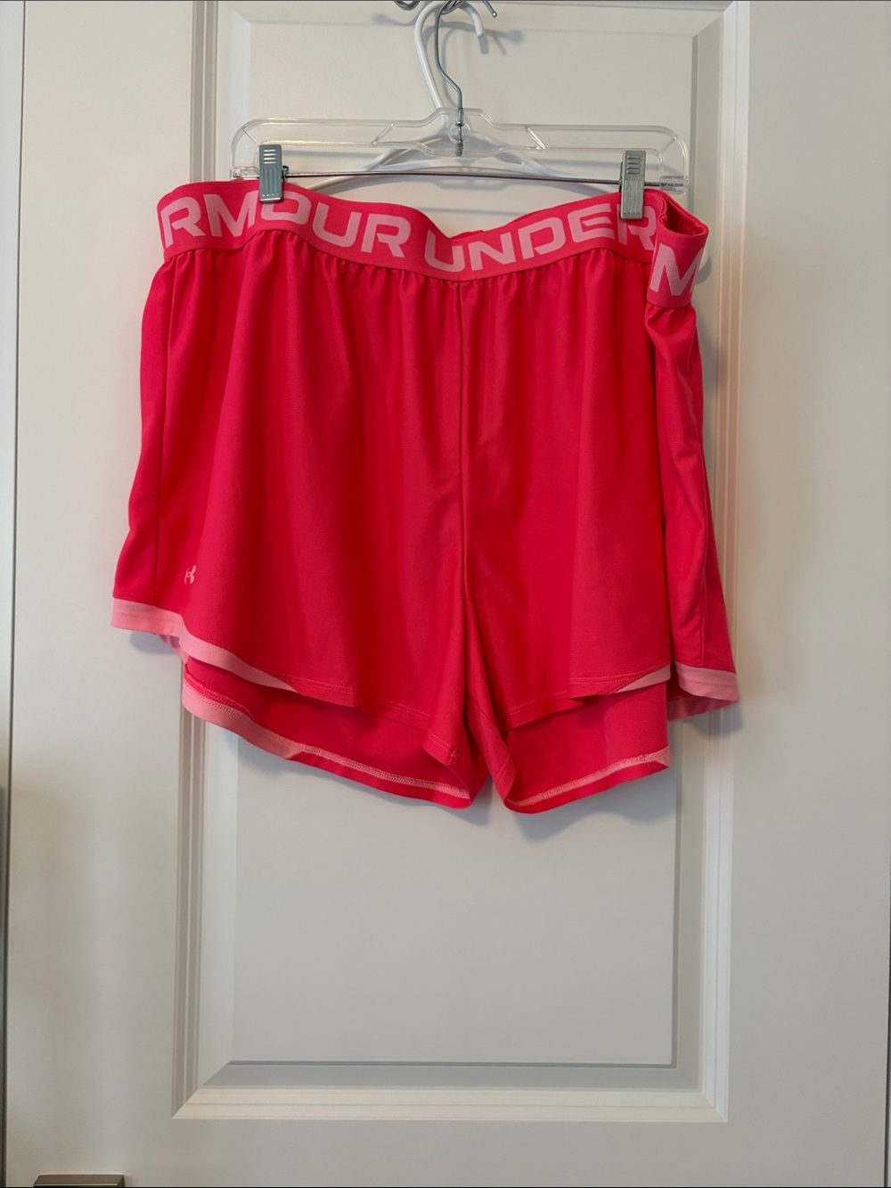 Under Armour Women's Hot Pink Performance Athletic Shorts
